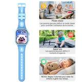 Montre connectée enfant 4G 320x385 écran IPS de 2 pouces caméra à 180 degrés positionnement gps IP67 étanche montre de téléphone