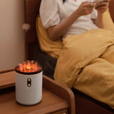 Humidificateur d'aromathérapie à flamme Humidificateur d'air de bureau intelligent à grande capacité de pulvérisation