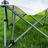 Chaise pliante chaise pliante de camping en plein air chaise assise portable chaise repose-pieds de patio pour barbecue de plage