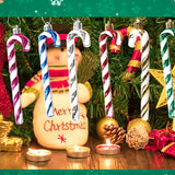 Béquilles en plastique pour décoration d'arbre de noël, nouvelle collection, cadeaux de noël, décoration pour la maison