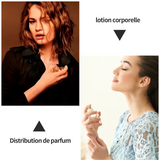 Flacon parfum vide 20ml 2 pcs vaporisateur parfum voyage recharge parfum–spray compact élégant et anti-fuite flacon parfum vides