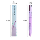 Stylo de maquillage 4 en 1 0.4g eyeliner quatre couleurs crayon à lèvres surligneur à sourcils crayon de maquillage multifonctionnel