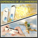 Manette de jeu 8 mètres distance avec le contrôle de mouvement et la double vibration prenez charge le réveil et la capture d'écran