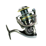 Moulinet de pêche ligne de pêche roue rouet tige de mer roue métal tasse sans espace leurre de pêche à visser tige de mer