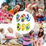Tangle 6PCS multicolore twister anti-stress pour adulte et enfant twisty toy twister fidget toy tangle fidget main tangle toy