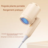 Sèche cheveux 1200W Moteur à grande vitesse Contrôle intelligent de la température Réduction du bruit à faible décibel Pliable