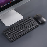 Kit clavier et souris en français  Connexion sans fil 2.4G   Durable  Réponse sensible Roues antidérapantes Support au dos