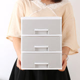 Organisateur de bureau en plastique petit meuble de rangement à tiroirs étagère dossier boîte de rangement divers modèle simple
