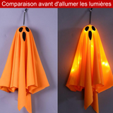 Lampe d'halloween 50x40cm poignée flexible sécurité basse tension facile à utiliser décorations décorations murales LED orange