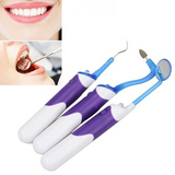 Dentaire hydropulseur portable LED USB Brosse A Dents Electrique Hygiene Electromenager Ensemble 3 pièces soins bucco-dentaires