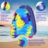 Bodyboard gonflable 52x70x15cm pliable pour adultes et enfant avec poignées épaissi planche de surf planche de natation portable