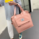 Mode sport yoga sac de fitness nouveau sac d'expansion pliant séparation sèche et humide grande capacité sac de voyage léger