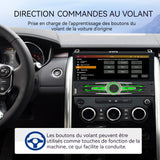 Caméra de recul 3 en 1 1280x480px radar recul intelligent sans percer trous d'alarme d'image radar de caméra lecteur MP5 navigateur