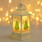 Lanterne de neige du père noël, pendentif d'arbre de noël, ornements de fenêtre, fournitures de décoration de noël