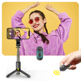 Mini téléphone portable selfie bâton selfie artefact bluetooth support de bureau caméra en direct un trépiedRecommandé