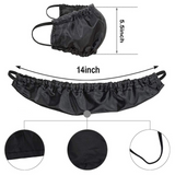 ouvre-barbe 5PCS protecteur de barbe bonnet pour barbe homme turban pour barbe homme couvre-barbe réglable résistant à l'huile