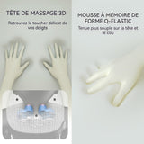 Masseur cervical 3 intensités de massageoreiller de massage électriqu chargeant USB avec massage shiatsu et fonction de chauffage