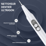 Appareil nettoyage dents 3x3.2x22.5cm nettoyeur dent portable ondes acoustiques intelligentes portables nettoyeur dentier ultrason