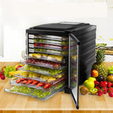 Sécheur de nourriture pour machine à fruits secs à double usage de super grande capacité à dix couches chronométrage de 24 heures