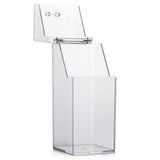 Organisateur de Bureau 21 cm Matériau PS transparent Conception étanche et anti-poussière Choix de rangement idéal pour les filles