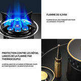 Réchaud à gaz 315 x 385mm rechaud gaz puissance 4.5kw rechaud camping gaz maison plein air camping gaz gaziniere camping portabilité