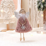 3 pendentifs de poupée créatifs, décoration de noël, mignon, étoile à cinq branches, ange fille, pendentif arbre de noël