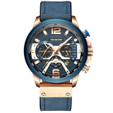 Montre pour Homme TD® Haut de Gamme Tendance Sport Lumineux Calendrier étanche Cadran Multifonctionnel Montre à Quartz