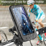 Mobile phone holder plastic buckle waterproof and anti fog bicycle motorcycle electric vehicle touch screen mobile phone holder