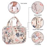 Trousse de toilette 26x14x19cm matière sergé convient pour les voyages la salle de sport le camping l'usage familial sac de toilette