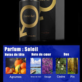 Parfum 2 pièces 50 ml 7-12 parfum de soleil parfum léger longue durée parfum de tentation de charme frais et naturel pour hommes