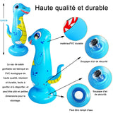 Sac de frappe 120cm gonflable dinosaure sac de frappe punching formation tumbler sac jouets de boxe de sac de rebond poire de boxe