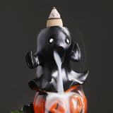 Citrouille d'Halloween Lavande   10.4*10.2*17.6cm   Brûleur d'encens Reflow   Décoration d'ambiance     Décoration Halloween