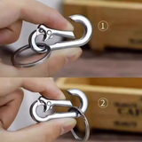 Porte-clés TD® Lot de 2 pendentifs de taille exquis anti-perte