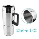 Bouilloire de voyage 24V 200W bouilloire de voiture 300ml convient aux gros camions tasse chauffante voiture en acier inoxydable
