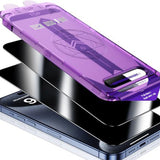 Téléphone portable trempé film dust free bin design pour iPhone15 film trempé pour téléphone portable hd film anti-voyeur