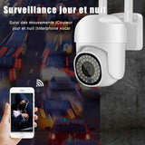 Caméra surveillance wifi extérieure 1080p fonction de croisière automatique réglage automatique l'angle de surveillance  H,264/H,265