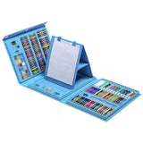 rayons de couleur 208 couleurs 32,6 x 27,7 x 6 cm coffret cadeau de pinceaux pour enfants contient des crayons coloriage kit