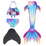 Queue de sirène 100cm longueur de la jupe queue de sirène maillots de bain filles mermaid bikini costume de sirène maillot de bain