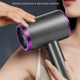 Sèche cheveux 1600W 2 vitesses de vent 3 réglages de température Conception de parfums Optimisation à faible bruit Hair Dryer