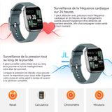Montre intelligente bracelet de sport smart watch appel bluetooth surveillance de la santé podomètre extérieur Alertes intelligentes