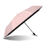 Mini parapluie ultra-léger à cinq plis Parapluie en vinyle Parapluie anti-ultraviolet à double usage ensoleillé et pluvieux