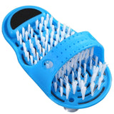 Dbrosse pied 28 x 14 x 11cm brosse de massage pour les pieds avec ventouse pied masseur anti-dérapant douche pieds laveur brosse