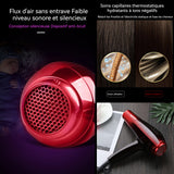Seche cheveux professionnel ionique 800W 220V 2 modes de température 2ème vitesse seche cheveux rouge réglage air froid air chaud