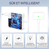 Chargeur USB-C rapide 60w 50/60hz buse T type efficace et durable multi secteur PD+QC 3.1A chargeur rapide chargeur USB multiple