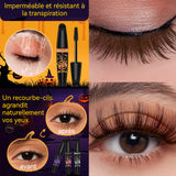 Mascara 6 PCS Mascara coloré épais et long imperméable et non maculable peut être utilisé comme maquillage d'halloween et de fête