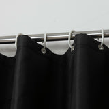 Rideau de douche 200*200CM noir pur épaissi rideau de douche imperméable et résistant à la moisissure sans poinçonnage et lavable
