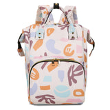 Sac à langer 40 x 24 cm toile nylon imperméable Grande capacité de 20L Peut contenir 3 bouteilles compartiments multiples Sac à dos
