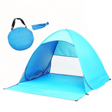 Tente de plage pop up 200x165x130cm protection solaire tente plage automatique tente anti-UV 50+ abri de plage pour plage parc