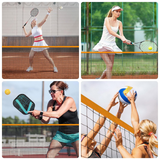 Filet de badminton 6,1 m filet de tennis portable filet de badminton exterieur avec grille pliante en acier au carbone durable