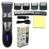 Tondeuse à cheveux rechargeable avec tête de coupe en céramique 3 peignes cheveux tondeuse professionnel  de coupe cheveux sans fil